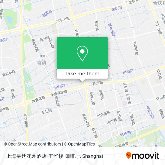 上海皇廷花园酒店-丰华楼·咖啡厅 map