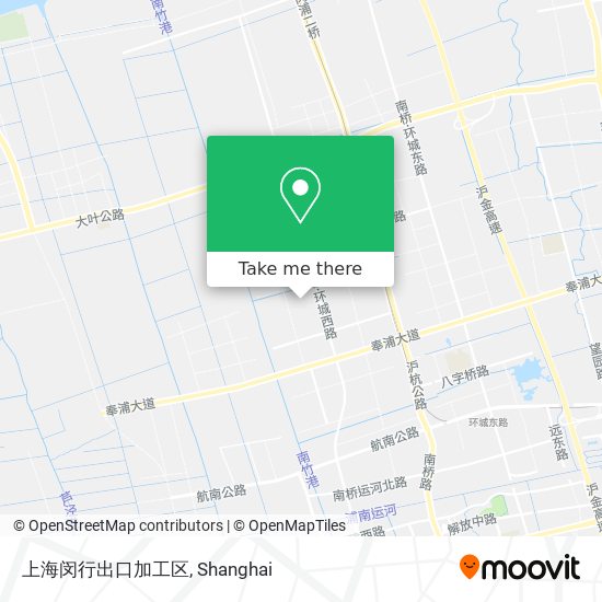 上海闵行出口加工区 map