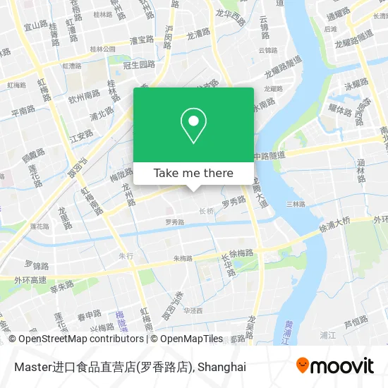 Master进口食品直营店(罗香路店) map