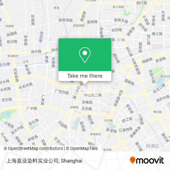 上海嘉业染料实业公司 map