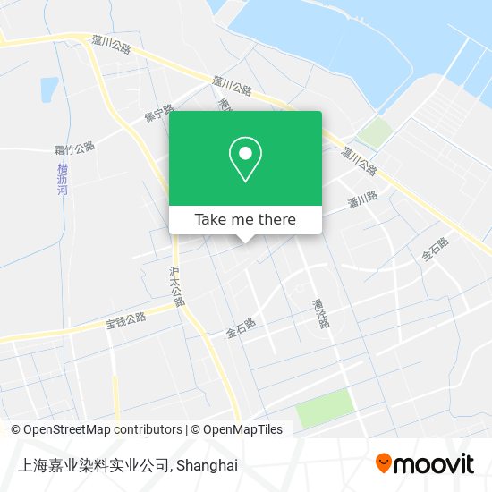 上海嘉业染料实业公司 map