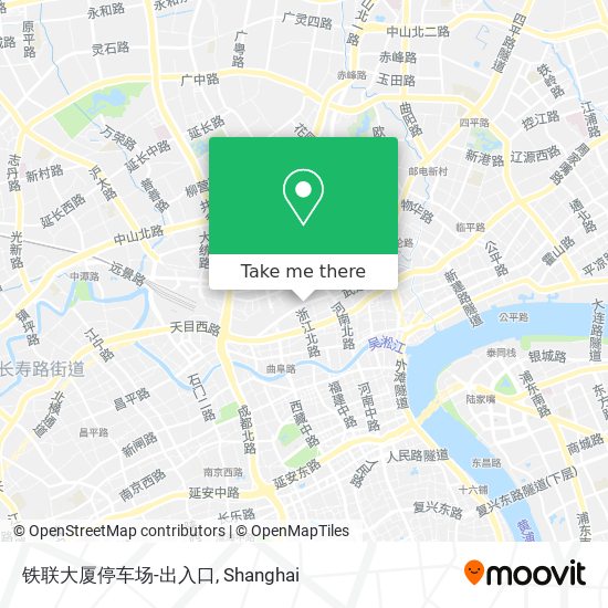 铁联大厦停车场-出入口 map