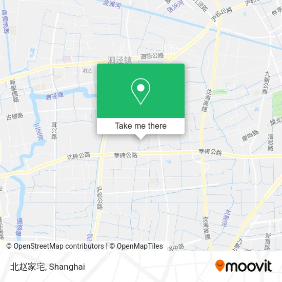 北赵家宅 map