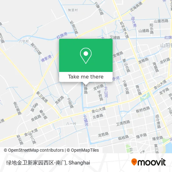 绿地金卫新家园西区-南门 map