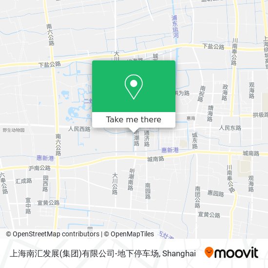 上海南汇发展(集团)有限公司-地下停车场 map