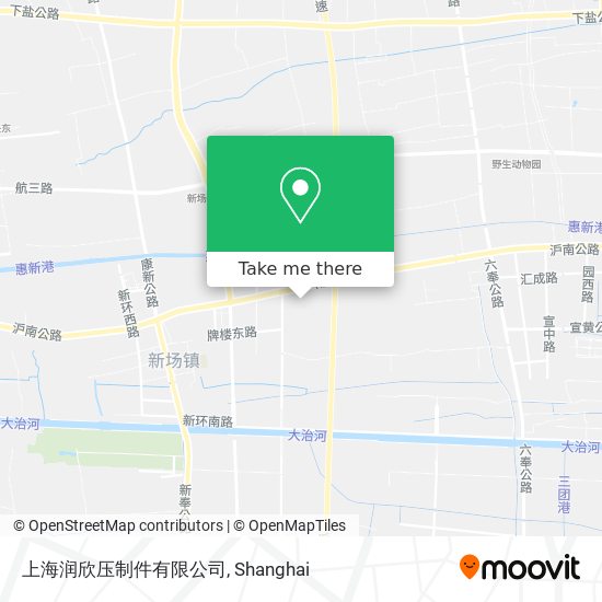 上海润欣压制件有限公司 map