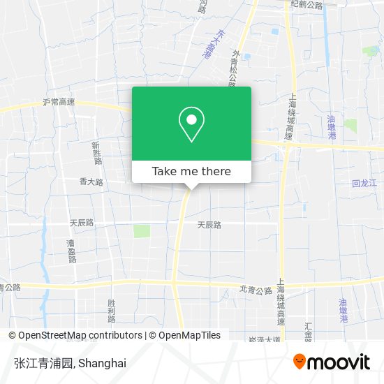 张江青浦园 map