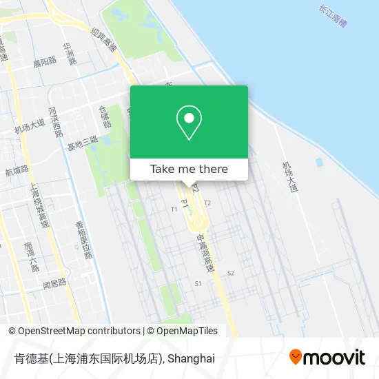 肯德基(上海浦东国际机场店) map