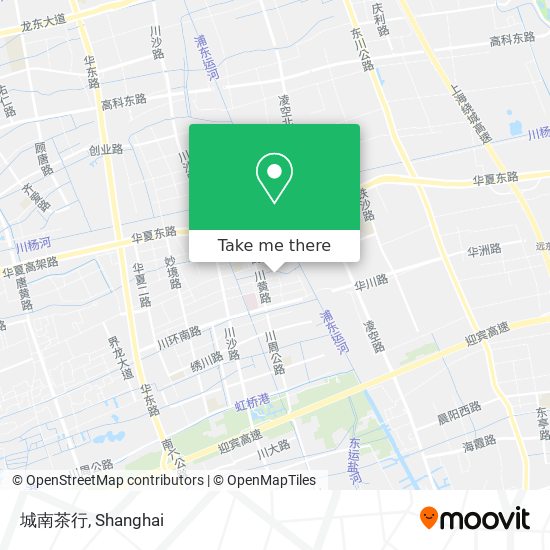 城南茶行 map