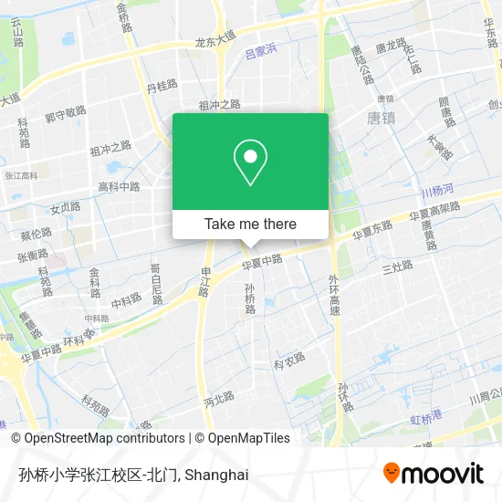 孙桥小学张江校区-北门 map