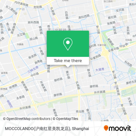 MOCCOLANDO(沪南红星美凯龙店) map