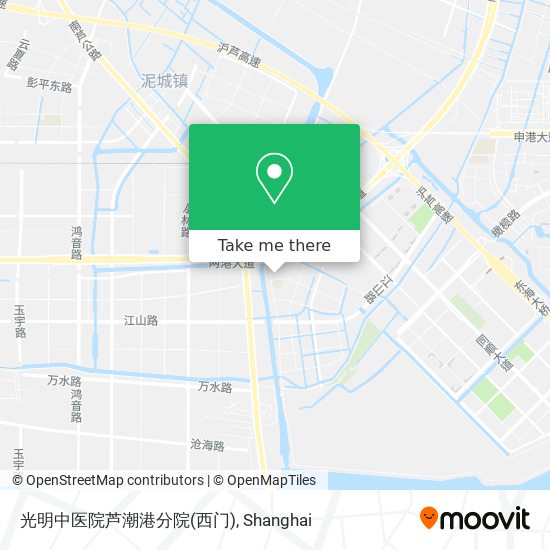 光明中医院芦潮港分院(西门) map