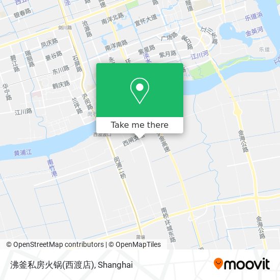 沸釜私房火锅(西渡店) map
