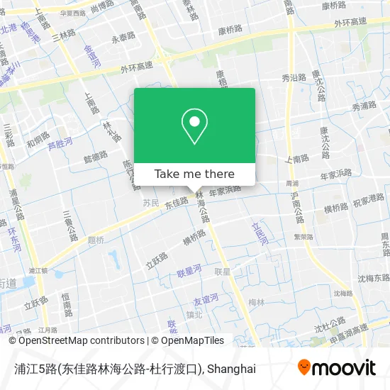 浦江5路(东佳路林海公路-杜行渡口) map