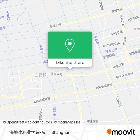 上海城建职业学院-东门 map