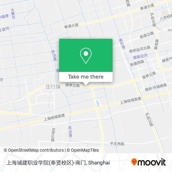 上海城建职业学院(奉贤校区)-南门 map