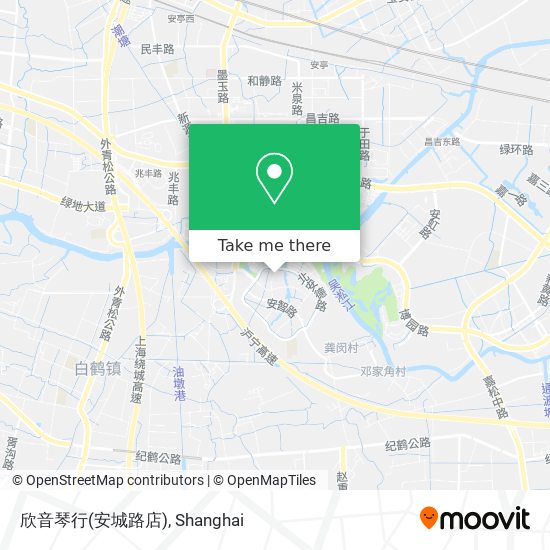 欣音琴行(安城路店) map