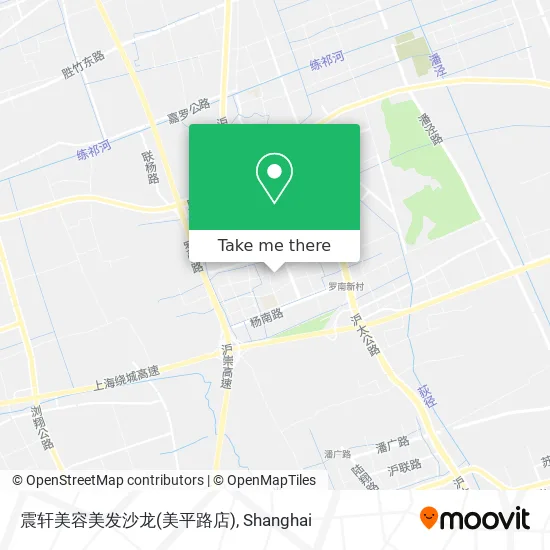 震轩美容美发沙龙(美平路店) map