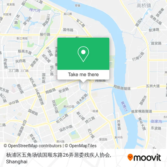 杨浦区五角场镇国顺东路26弄居委残疾人协会 map