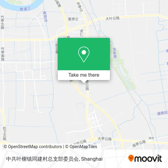 中共叶榭镇同建村总支部委员会 map