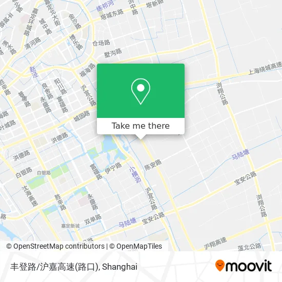丰登路/沪嘉高速(路口) map