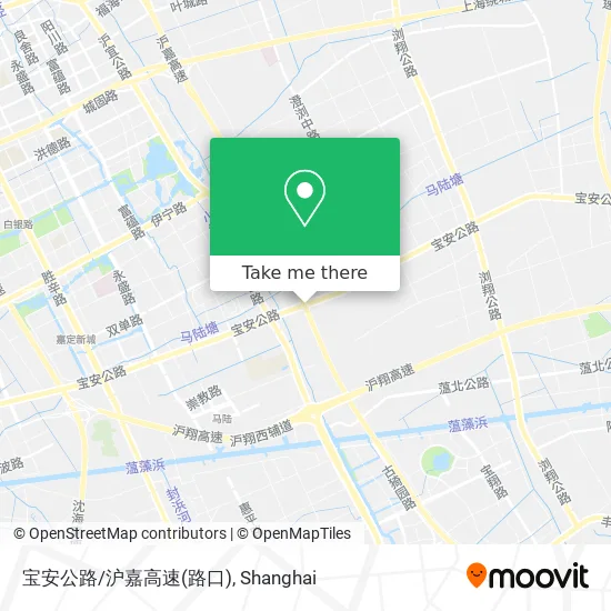 宝安公路/沪嘉高速(路口) map