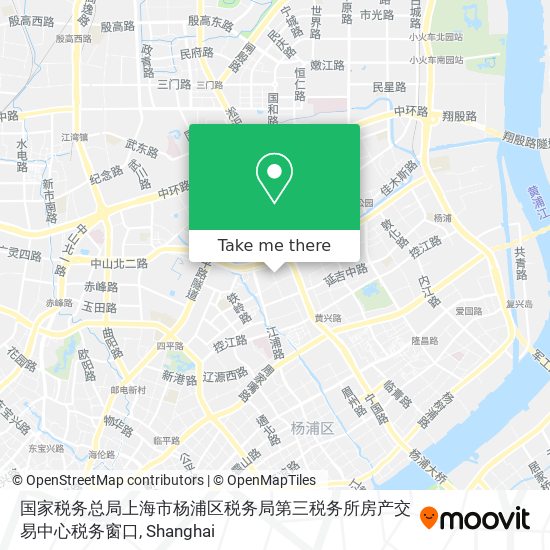 国家税务总局上海市杨浦区税务局第三税务所房产交易中心税务窗口 map