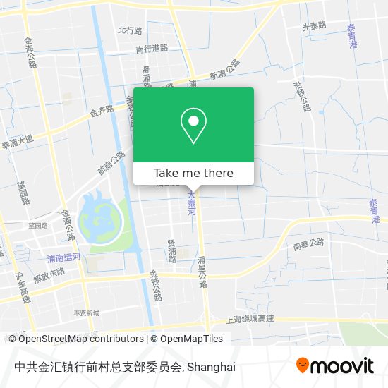 中共金汇镇行前村总支部委员会 map