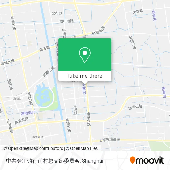中共金汇镇行前村总支部委员会 map