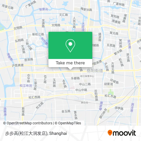 步步高(松江大润发店) map