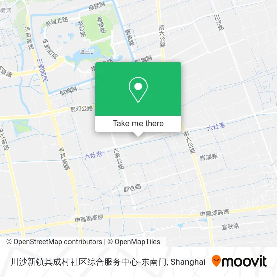 川沙新镇其成村社区综合服务中心-东南门 map