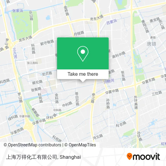 上海万得化工有限公司 map