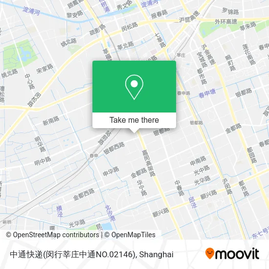 中通快递(闵行莘庄中通NO.02146) map