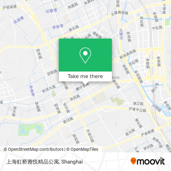 上海虹桥雅悦精品公寓 map