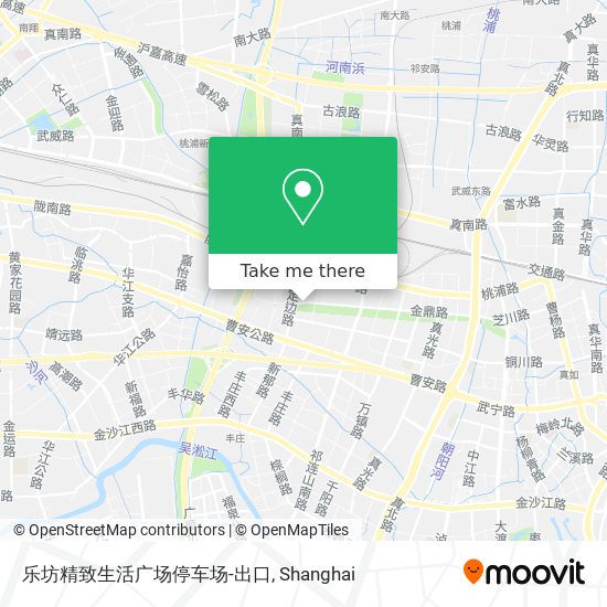 乐坊精致生活广场停车场-出口 map