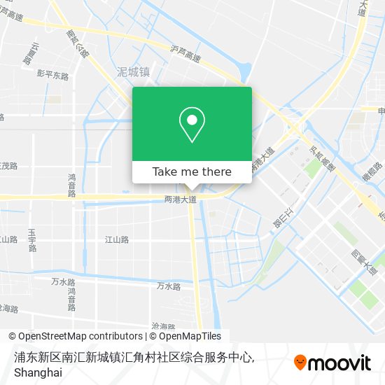 浦东新区南汇新城镇汇角村社区综合服务中心 map