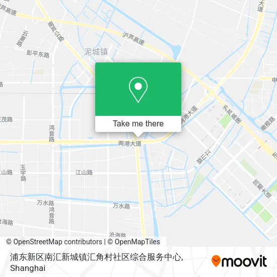 浦东新区南汇新城镇汇角村社区综合服务中心 map