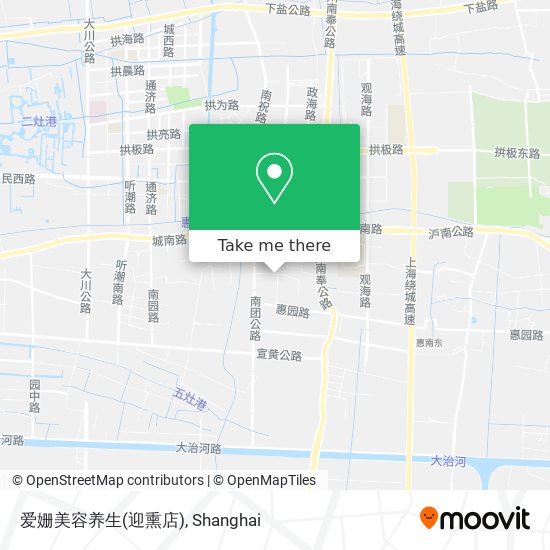 爱姗美容养生(迎熏店) map