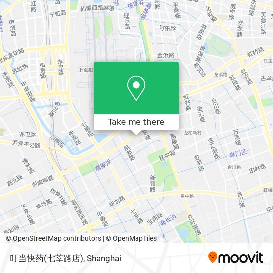 叮当快药(七莘路店) map