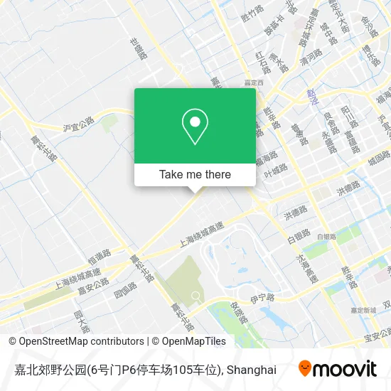 嘉北郊野公园(6号门P6停车场105车位) map