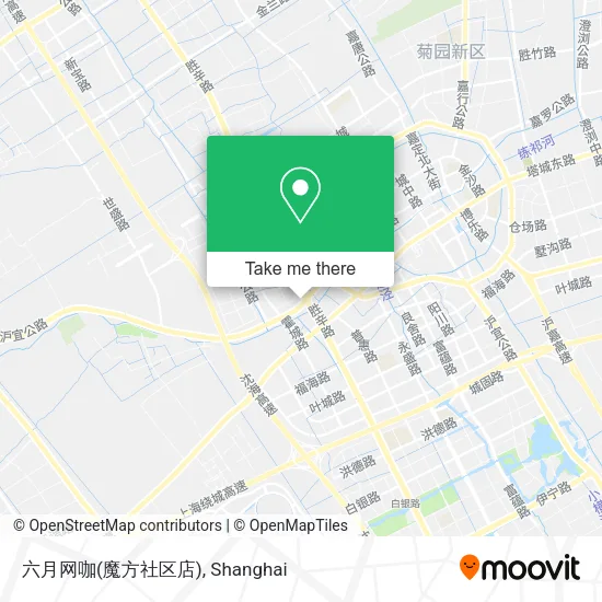 六月网咖(魔方社区店) map