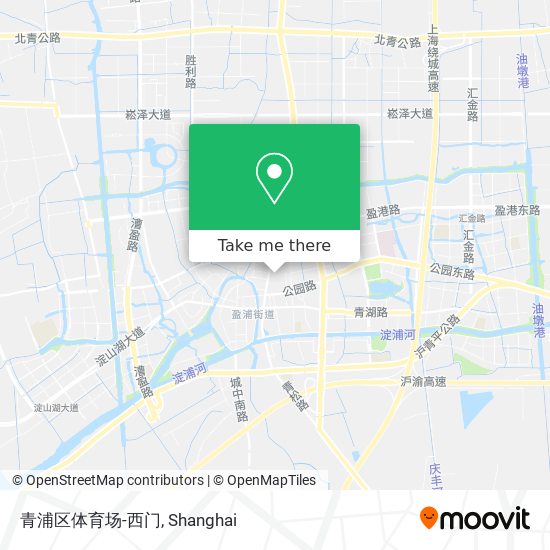 青浦区体育场-西门 map