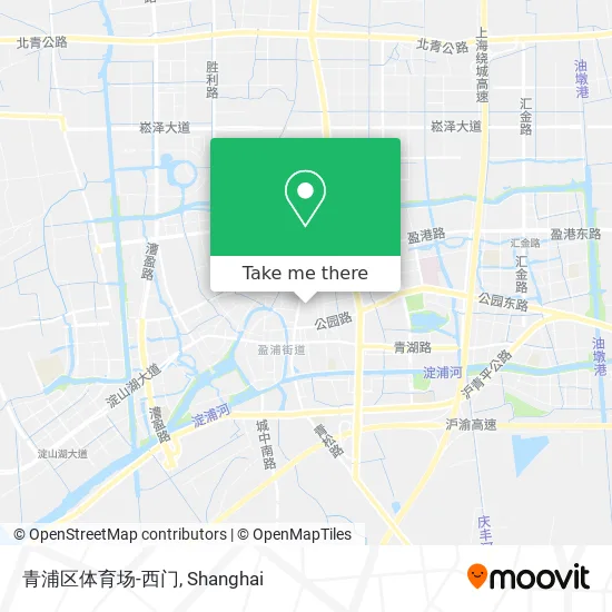 青浦区体育场-西门 map