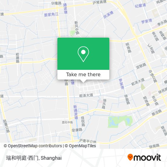 瑞和明庭-西门 map