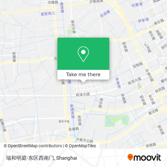 瑞和明庭-东区西南门 map