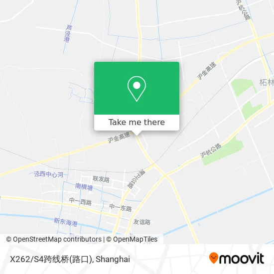 X262/S4跨线桥(路口) map