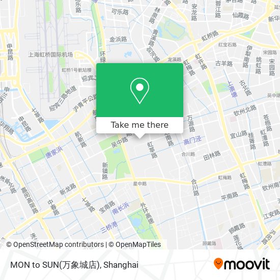 MON to SUN(万象城店) map