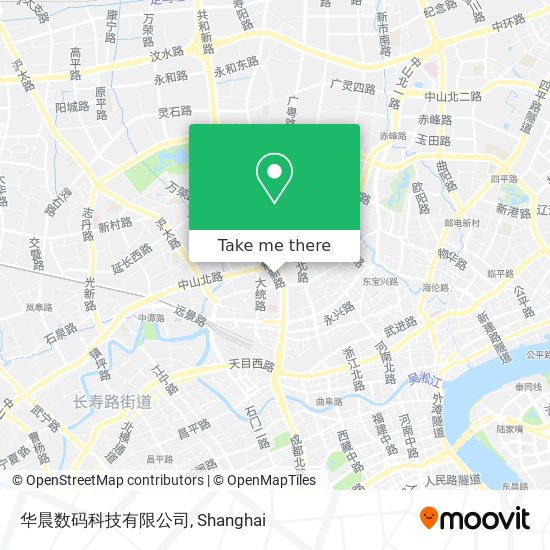 华晨数码科技有限公司 map