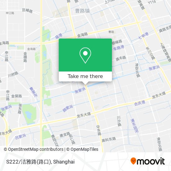 S222/洁雅路(路口) map