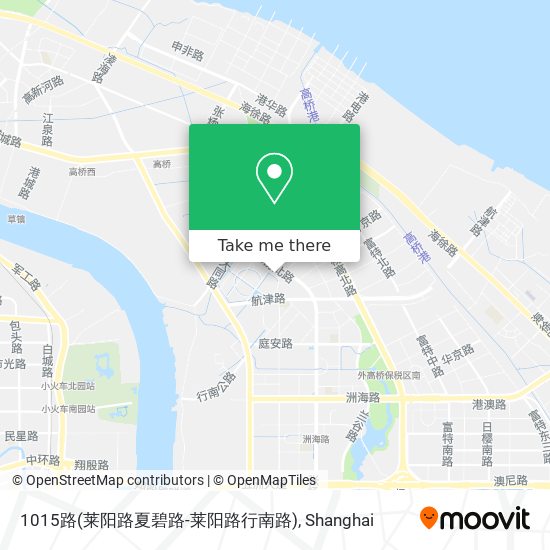 1015路(莱阳路夏碧路-莱阳路行南路) map